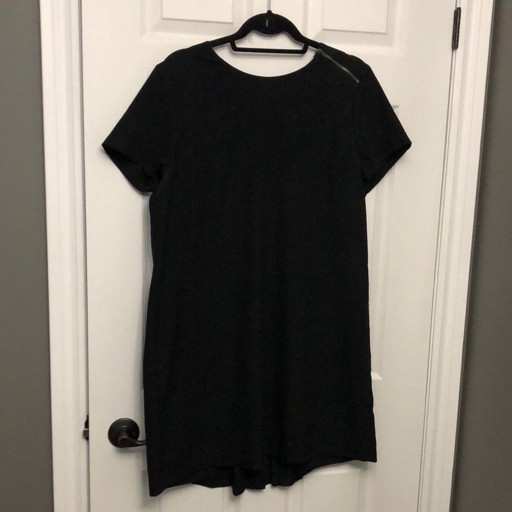 Pleated back dress